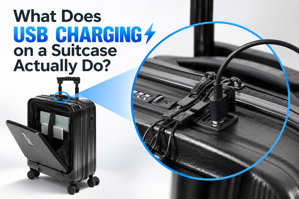 What Does USB Charging on a Suitcase Actually Do?