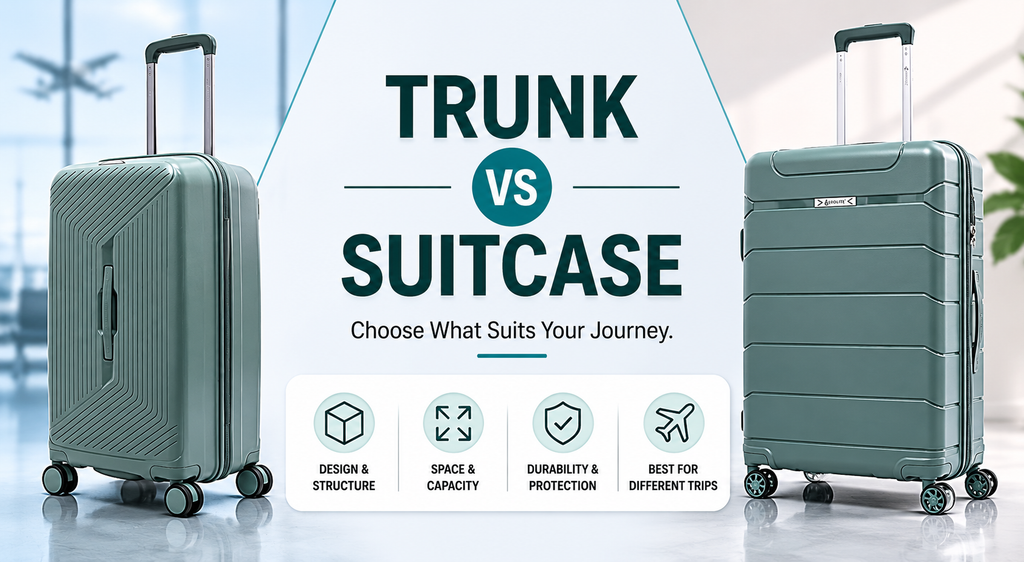 Trunk or Suitcase? Key Differences Every Traveller Should Know