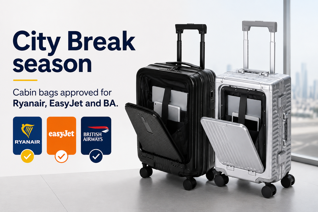 City Break season - Cabin bags approved for Ryanair, Easyjet and BA.