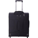 Aerolite 56x45x25cm British Airways Jet2 & easyJet Upgrade Maximum Allowance Large Lightweight 2 Wheel Carry On Hand Cabin Luggage Bag Suitcase 56x45x25 with TSA Approved Lock Black - Aerolite UK