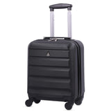 Aerolite 45x36x20cm Easyjet Maximum Size Hard Shell Carry On Hand Cabin Luggage Underseat Flight Suitcase with 4 Wheels
