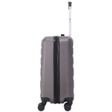 Aerolite 56x45x25cm Easyjet Large Cabin, British Airways, Jet2 Maximum Allowance 8 Wheel Suitcase, Ultra Lightweight Carry On Hand Cabin Luggage Suitcase with Built-In TSA Approved Lock, 57L Capacity