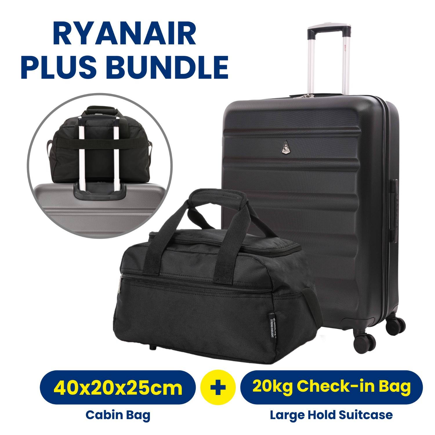 Ryanair Plus Bundle suitcase and cabin bag dimensions