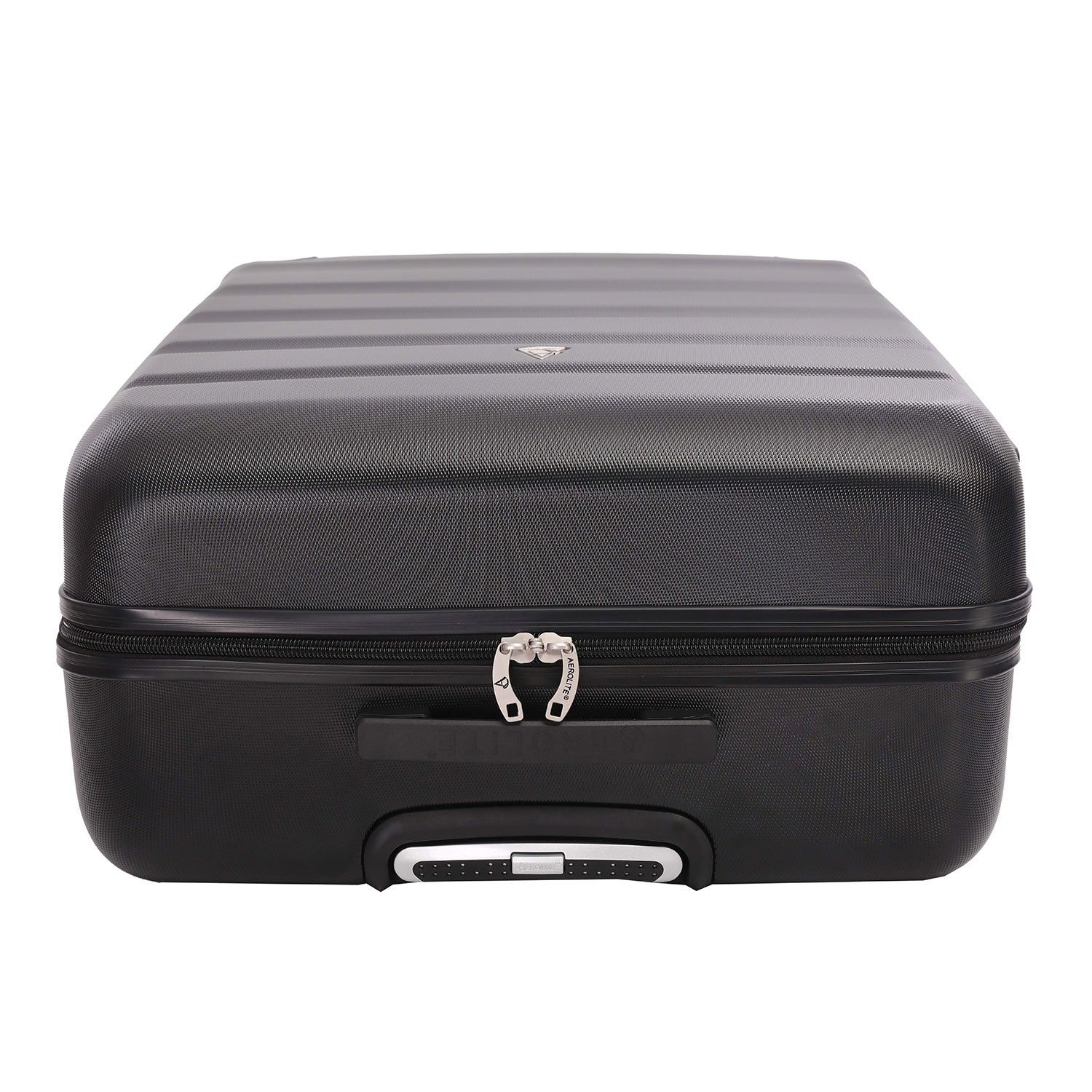 Aerolite suitcase bottom view with wheels