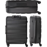 Black Aerolite suitcase multiple angle views
