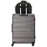Aerolite suitcase with cabin bag on top