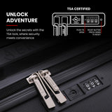 Aerolite TSA lock feature for secure travel
