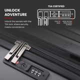 Aerolite TSA lock feature for secure travel