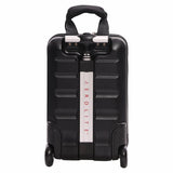 Aerolite Ryanair Approved Cabin Bag 40x20x25cm– Lightweight 2-Wheel Hard Shell Underseat Trolley with TSA Lock – Eco-Friendly Interior – Black