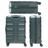 Aerolite 3-Piece Luggage Set – Lightweight Hard Shell Suitcases with 4 Dual Spinner Wheels & TSA Lock – Expandable Cabin (21”), Medium (24”), Large (28”) – Expandable Carry-On Case Included – Forest Green