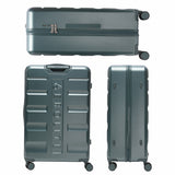 Aerolite Large 28" 100L Lightweight ABS Hard Shell Suitcase, 4 Dual Wheel Spinner, TSA Lock, Durable Check-In Hold Luggage - Forest Green