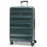 Aerolite 3-Piece Luggage Set – Lightweight Hard Shell Suitcases with 4 Dual Spinner Wheels & TSA Lock – Expandable Cabin (21”), Medium (24”), Large (28”) – Expandable Carry-On Case Included – Forest Green