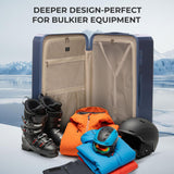 Aerolite 101L Large Trunk Suitcase with 4+1 Spinner Wheels, ABS Hard Shell Luggage with TSA Lock, Lightweight Check-in Travel Suitcase Trunk - Blue