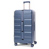 Aerolite 101L Large Trunk Suitcase with 4+1 Spinner Wheels, ABS Hard Shell Luggage with TSA Lock, Lightweight Check-in Travel Suitcase Trunk - Blue
