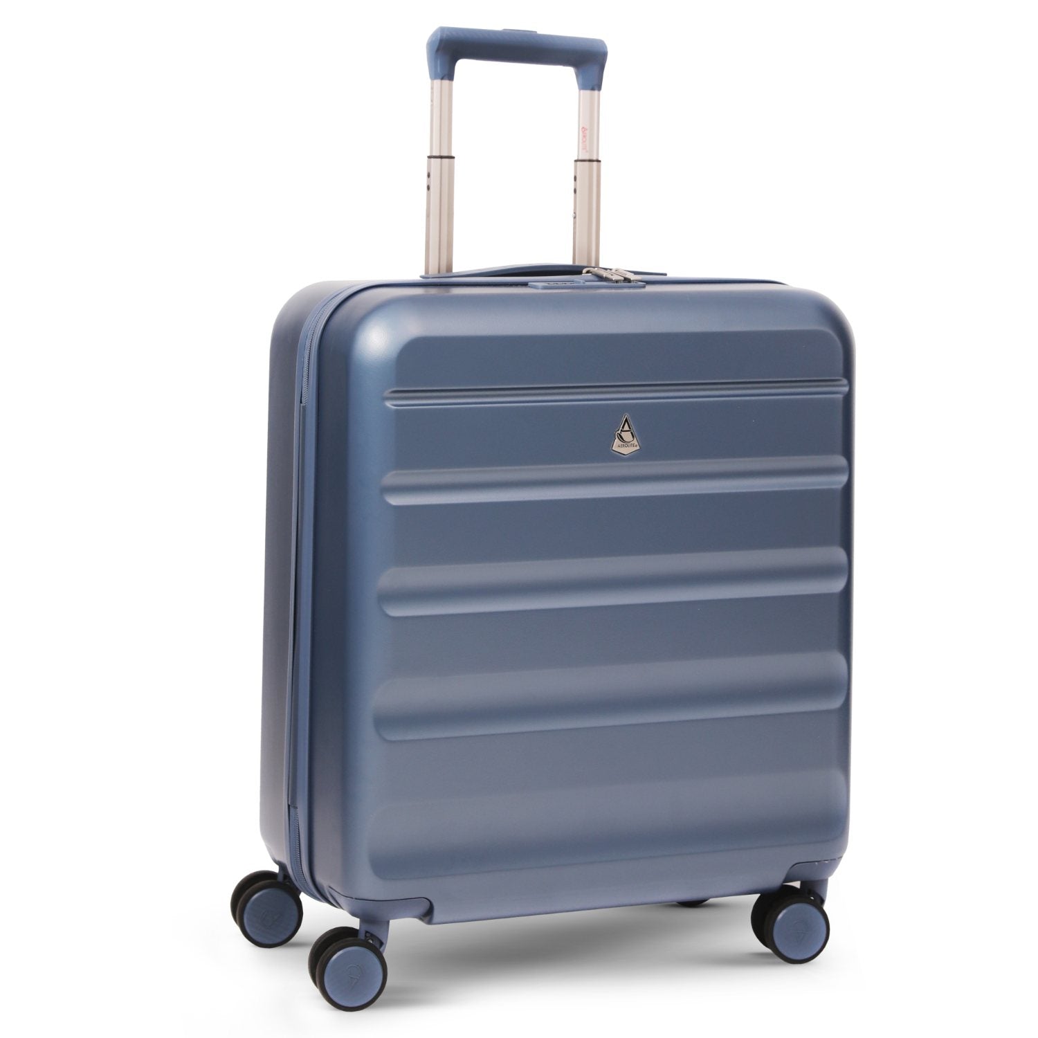 Aerolite 56x45x25cm Large Cabin Bag – Easyjet Large Cabin/Plus/Flexi, British Airways & Jet2 Maximum Cabin Luggage Size, Lightweight Hard Shell Suitcase with 8 Spinner Wheels, TSA Lock, 56L Capacity, 5-Year Warranty, Blue (Set of 2)