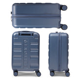 Aerolite 55x35x25cm Hard Shell Carry On Hand Cabin Luggage Suitcase with 4 Spinner Wheels & TSA Lock – Max Size Cabin Bag for Air Europa, Air France, ITA Airways, KLM & Transavia - Blue