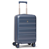 Aerolite 55x35x25cm Hard Shell Carry On Hand Cabin Luggage Suitcase with 4 Spinner Wheels & TSA Lock – Max Size Cabin Bag for Air Europa, Air France, ITA Airways, KLM & Transavia - Blue