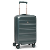 Aerolite 55x35x25cm Hard Shell Carry On Hand Cabin Luggage Suitcase with 4 Spinner Wheels & TSA Lock – Max Size Cabin Bag for Air Europa, Air France, ITA Airways, KLM & Transavia - Forest Green