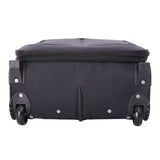 Aerolite 56x45x25cm British Airways Jet2 & easyJet Upgrade Maximum Allowance Large Lightweight 2 Wheel Carry On Hand Cabin Luggage Bag Suitcase 56x45x25 with TSA Approved Lock Black - Aerolite UK