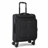 Aerolite Expandable Premium Cabin Suitcase 55x40x23cm to 55x40x26cm – Max Size for Wizz Air Priority, Lufthansa, Eurowings, Norwegian – Lightweight 4-Wheel Carry On Hand Luggage, 50L, Black