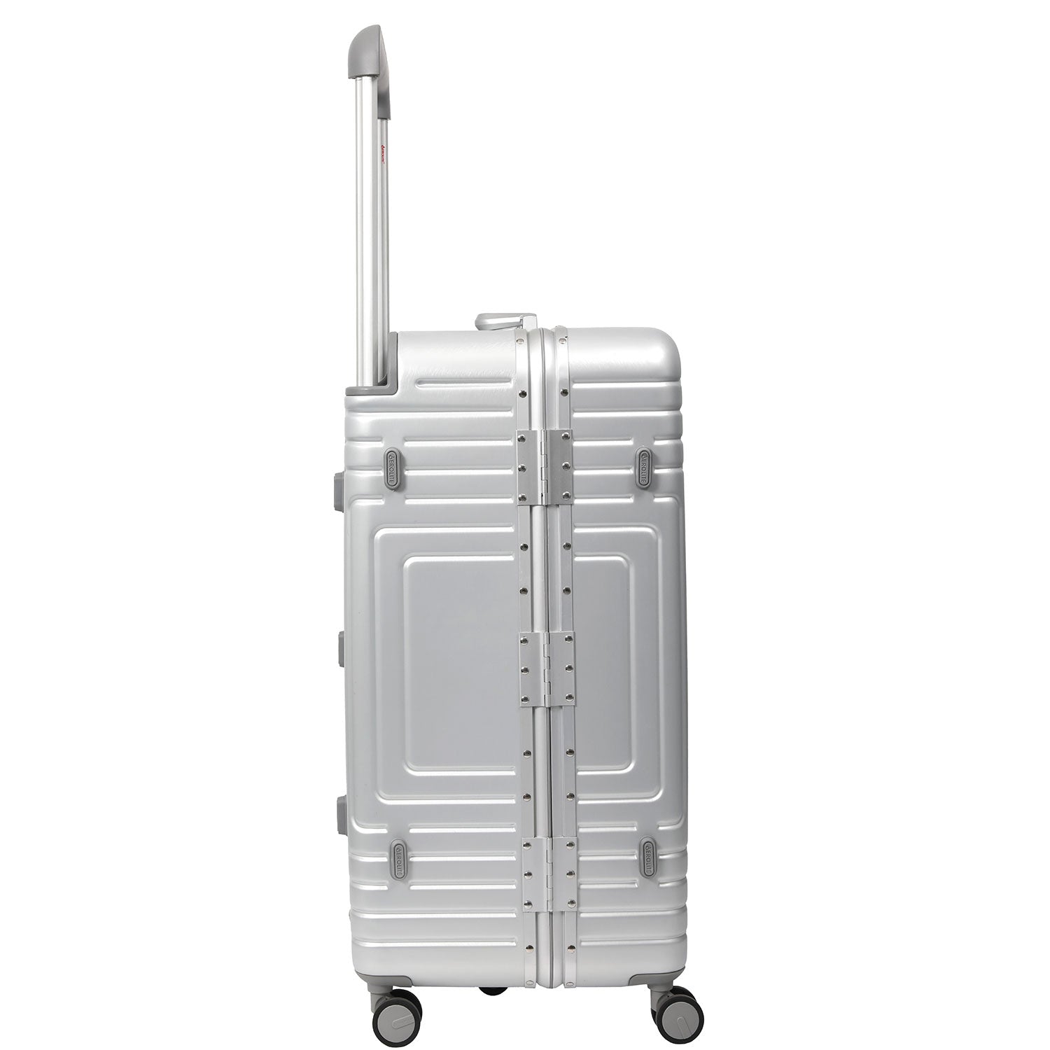Aerolite Zipperless  Aluminium Frame Trunk, Premium Trunk Suitcase, TSA Latch-Lock, Aluminium Frame, Silent Hinomoto Wheels, 97.6L Large Luggage