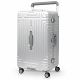 Aerolite Zipperless  Aluminium Frame Trunk, Premium Trunk Suitcase, TSA Latch-Lock, Aluminium Frame, Silent Hinomoto Wheels, 97.6L Large Luggage