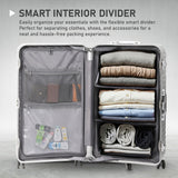 Aerolite Zipperless  Aluminium Frame Trunk, Premium Trunk Suitcase, TSA Latch-Lock, Aluminium Frame, Silent Hinomoto Wheels, 97.6L Large Luggage