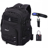 Aerolite 45x36x20cm Easyjet Maximum Premium Quality Tactical Backpack, Made From Recycled Eco-Friendly Shower-Resistant Material, 10 Year Brand Warranty + Luggage Scale + TSA Lock
