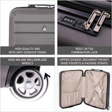 Aerolite Ryanair Maximum Bundle (55x40x20 Suitcase + 40x20x25 Holdall) 2 - Piece Carry On Hand Cabin Luggage Set Bundle - Aerolite UK
