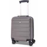 Aerolite 45x36x20cm easyJet Maximum Size 8 Wheel ABS Hard Shell Carry On Hand Cabin Luggage Underseat Flight Travel Bag Spinner Suitcase 45x36x20 with TSA Lock & 5 Year Warranty - Aerolite UK