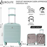 Aerolite Hard Shell Lightweight Suitcase Complete Luggage Set (Cabin 18" + Medium 25"+ Large 29" Hold Luggage Suitcase) - Aerolite UK