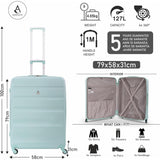 Aerolite Hard Shell Lightweight Suitcase Complete Luggage Set (Cabin 18" + Medium 25"+ Large 29" Hold Luggage Suitcase) - Aerolite UK