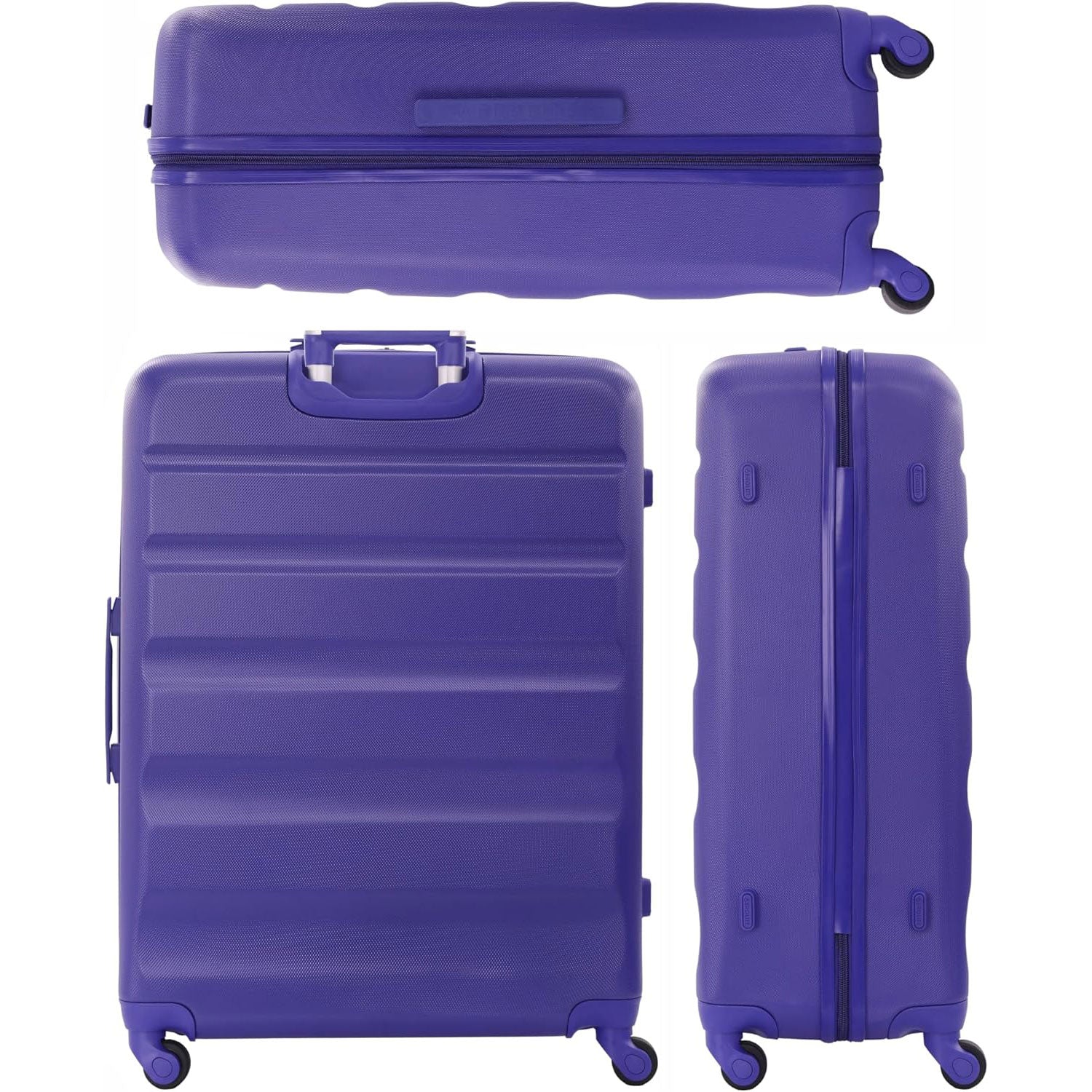 Aerolite 25" (69x50x27cm) Medium Lightweight Hard Shell Luggage Suitcase with 4 Wheels, 82L Capacity - Aerolite UK