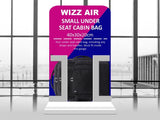 Aerolite Expandable (55x40x20cm) to (55x40x23cm) Ryanair (Priority) Maximum Allowance Lightweight Cabin Hand Luggage 2 Wheels + 40x30x20cm Wizz Air Maximum Size Eco - Friendly Backpack - Aerolite UK