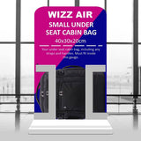 Aerolite 40x30x20cm Ryanair & Wizz Air Maximum Cabin Size Eco-Friendly Backpack ♻️ Lightweight Travel Bag with YKK Zippers & 10-Year Warranty