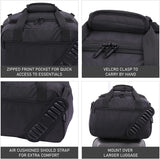 Aerolite Wizz Air Max Cabin Bundle – Expandable 55x40x23cm Suitcase + 40x30x20cm Underseat Holdall - Lightweight, Eco-Friendly Travel Set