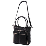 Aerolite 45x36x20cm Easyjet Maximum Super Premium Quality Eco Friendly Laptop Bag - Fits up to 16.5", Overnight Hand Cabin Luggage Shoulder Bag Quilted with 10 Year Warranty (Black) + Luggage Scale + TSA Lock