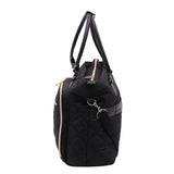 Aerolite 45x36x20cm Easyjet Maximum Super Premium Quality Eco Friendly Laptop Bag - Fits up to 16.5", Overnight Hand Cabin Luggage Shoulder Bag Quilted with 10 Year Warranty (Black) + Luggage Scale + TSA Lock