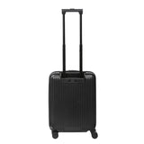 Aerolite M-Lite Smart 21” Cabin Suitcase – Silent & Smooth Hinomoto Wheels with Brake Button, Front Laptop Pocket, Durable PP Polypropylene, USB Charging, TSA Lock, 55x40x23cm