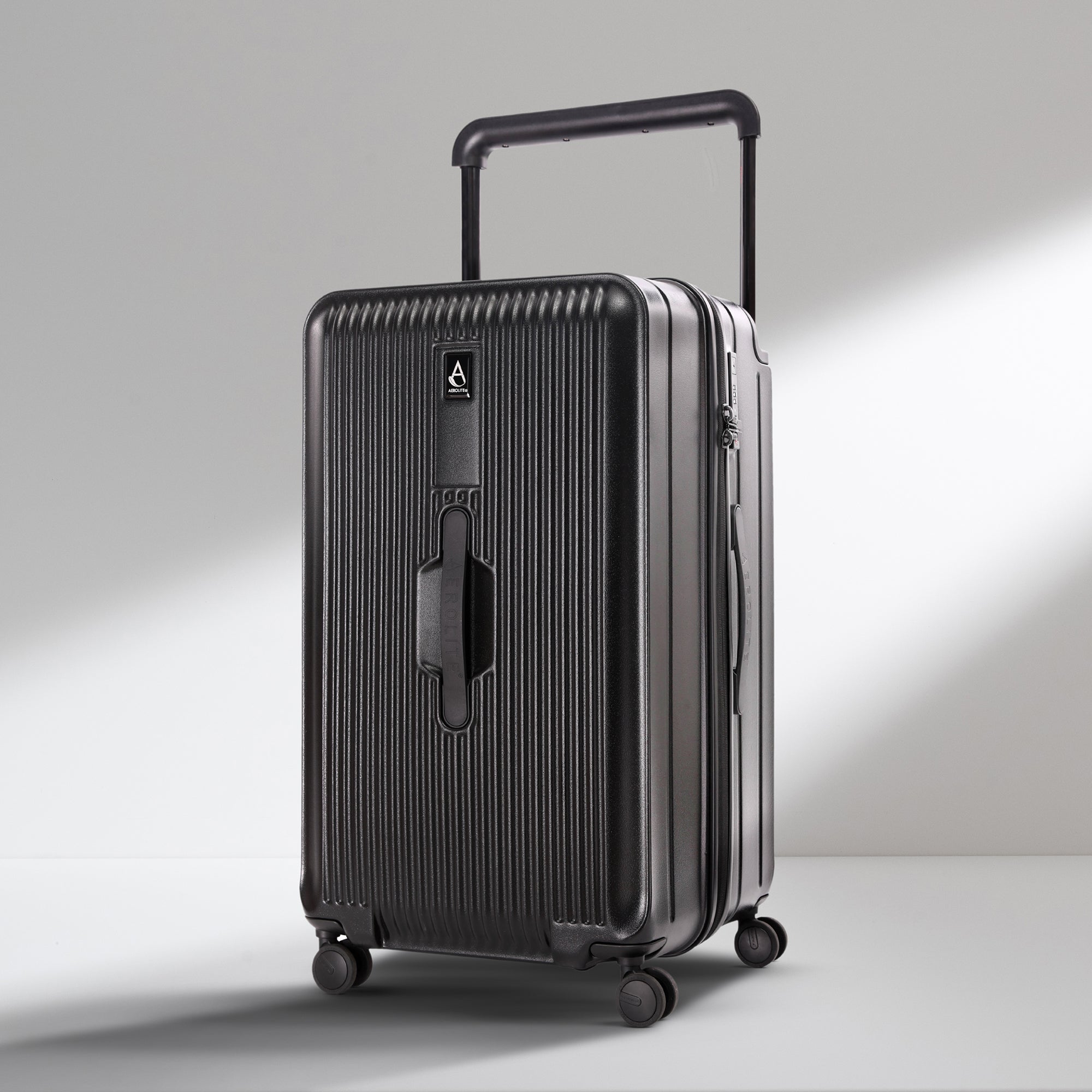 Aerolite M-Lite Trunk – Premium 77cm 100.4L Capacity Check-In Suitcase, Durable PP Polypropylene, TSA Lock, 8+1 Silent Hinomoto Wheels, Luxury Eco Interior, 15-Year Guarantee, Pack Up To 32Kg