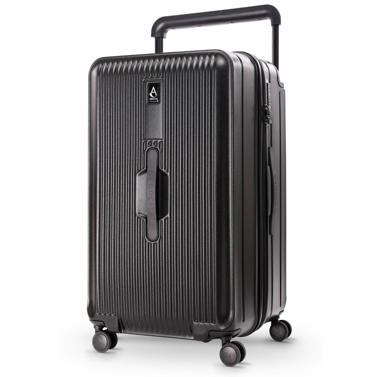 Aerolite M-Lite Trunk – Premium 77cm 100.4L Capacity Check-In Suitcase, Durable PP Polypropylene, TSA Lock, 8+1 Silent Hinomoto Wheels, Luxury Eco Interior, 15-Year Guarantee, Pack Up To 32Kg