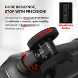 Aerolite M-Lite Smart 21” Cabin Suitcase – Silent & Smooth Hinomoto Wheels with Brake Button, Front Laptop Pocket, Durable PP Polypropylene, USB Charging, TSA Lock, 55x40x23cm