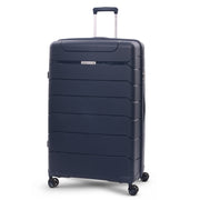 Aerolite 32” XL 144L Polypropylene (PP) Checked Luggage – Lightweight Extra Large Hard Shell Suitcase with 4 Spinner Wheels, TSA Lock & Waterproof Pocket – Navy