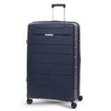 Aerolite 32” XL 144L Polypropylene (PP) Checked Luggage – Lightweight Extra Large Hard Shell Suitcase with 4 Spinner Wheels, TSA Lock & Waterproof Pocket – Navy