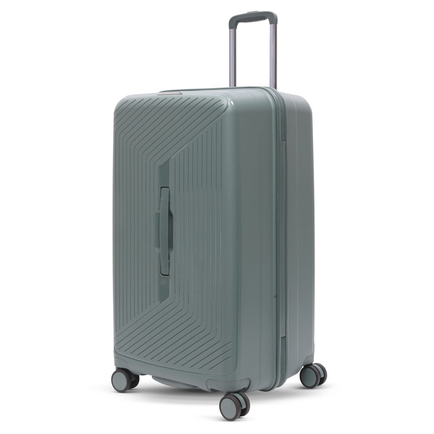 Aerolite 108L Extra-Large Travel Trunk – Durable Polypropylene Shell, 4 Dual-Wheel Spinner, TSA Lock, YKK Zippers & Fresh-Lining Interior – Dark Green