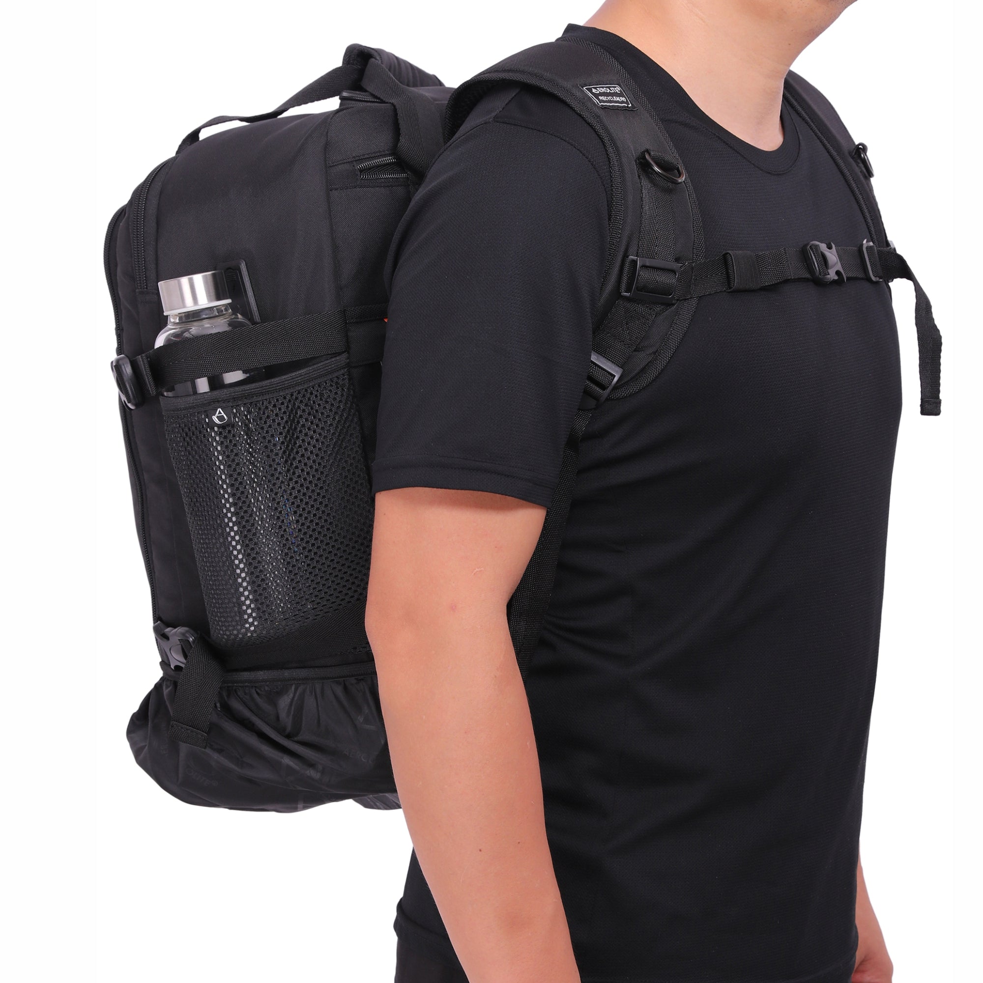 Aerolite 45x36x20 Easyjet Maximum Size Backpack Trolley Bag With 2 Wheels Recycled Eco-Friendly Cabin Luggage Approved Extendable Handle Travel Carry On Holdall Flight Rucksack with 10 Year Warranty - Aerolite UK