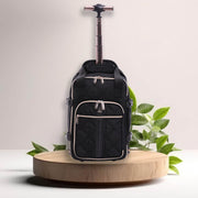 Aerolite 40x20x25cm Ryanair Approved Eco-Friendly Superior Premium Quality Backpack Trolley Bag with 2 Wheels, Extendable Handle, 10 Year Brand Warranty (Quilted)
