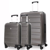 Aerolite Hard Shell Suitcase Luggage Group Travel Bundle - 2 x 21 Cabin Hand Luggage + 1 x Large 29" Hold Luggage Suitcase (3 Piece Luggage Set)