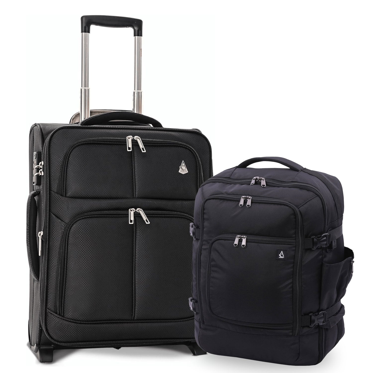 Aerolite 40x30x20cm Wizz Air Maximum Size Eco-Friendly Backpack ♻️ With YKK Zippers, 5 Year Warranty - Aerolite UK
