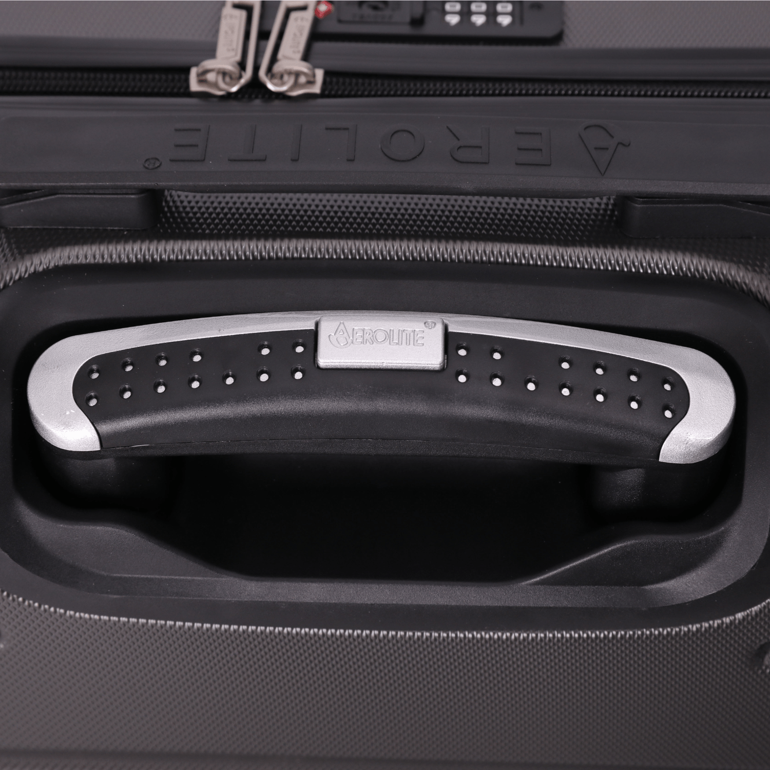 Aerolite 56x45x25cm easyJet Max Large 8 Wheel Cabin Suitcase, British Airways Jet2 Maximum Allowance, Ultra Lightweight 8 Wheel Carry On Hand Cabin Luggage Suitcase with Built-In TSA Approved Lock - Aerolite UK